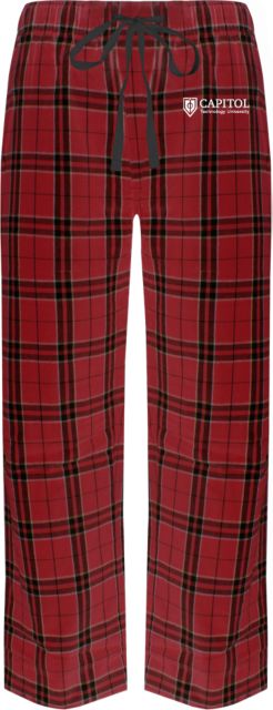 Capitol Technology Red/Black Flannel Pajama Pant Primary Mark - ONLINE ONLY