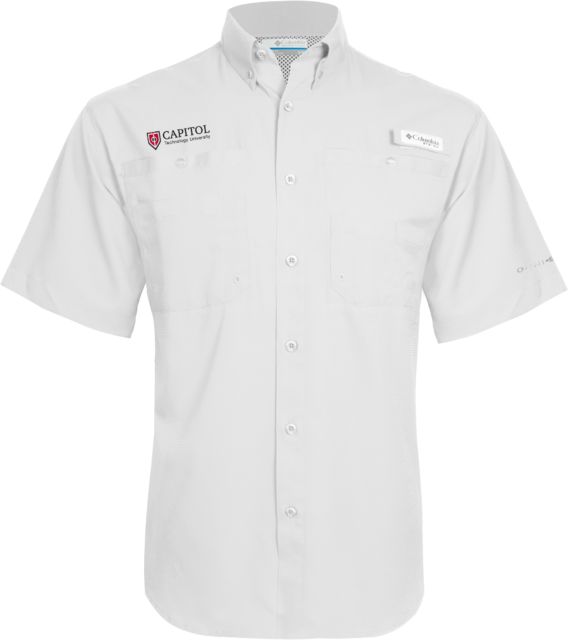 Capitol Technology Columbia Tamiami Performance Short Sleeve Shirt Primary Mark - ONLINE ONLY
