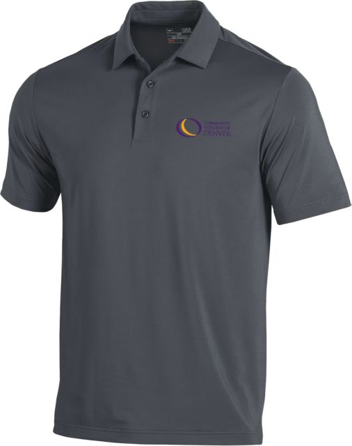 CC Denver Under Armour T2 Performance Polo Primary Mark
