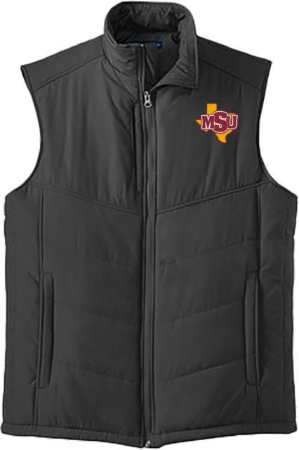 Midwestern State Puffer Vest MSU Logo - ONLINE ONLY