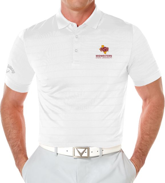 Midwestern State Callaway Opti Vent Polo MSU Institutional Stacked - ONLINE ONLY
