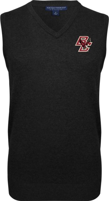 Boston College VNeck Sweater Vest Primary Mark - ONLINE ONLY