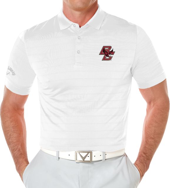 Boston College Callaway Opti Vent Polo Primary Mark - ONLINE ONLY