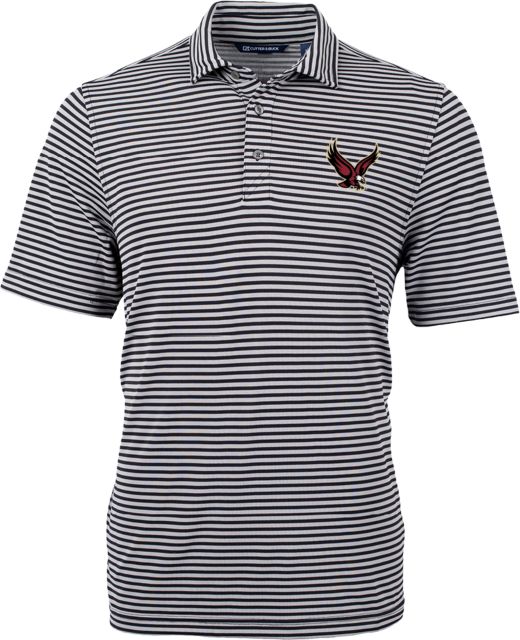 Boston College C&B Virtue Eco Pique Stripe Polo Eagle - ONLINE ONLY