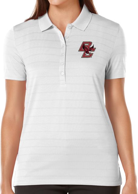 Boston College Womens Callaway Opti Vent Polo Primary Mark - ONLINE ONLY