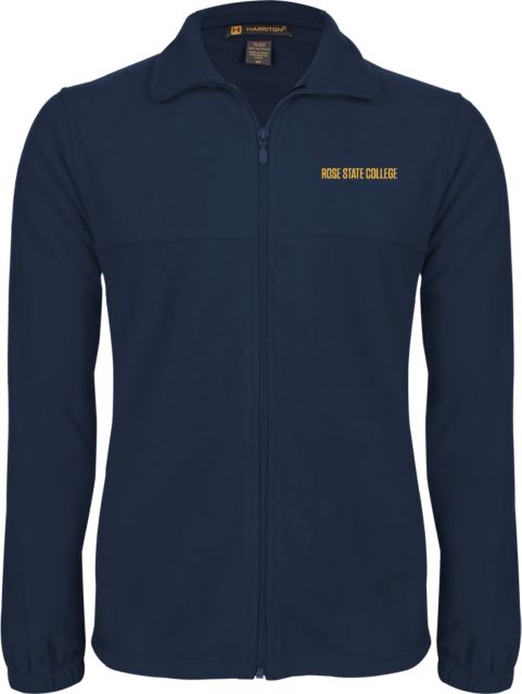 Rose State Fleece Full Zip Jacket Rose State College Flat - ONLINE ONLY
