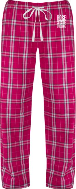 Rose State Ladies Flannel Pajama Pant Primary Mark - ONLINE ONLY