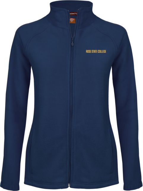 Rose State Ladies Fleece Full Zip Jacket Rose State College Flat - ONLINE ONLY