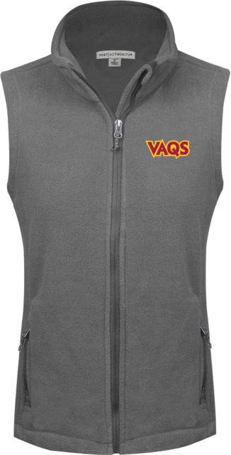 Glendale CC Womens Fleece Full Zip Vest VAQS Wordmark - ONLINE ONLY
