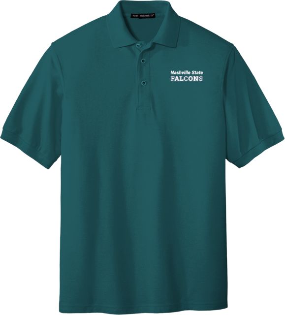 Nashville State Teal Silk Touch Polo Nashville State CC Falcons - ONLINE ONLY