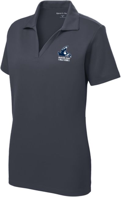 Nashville State Womens Dry Mesh Polo Nashville State Falcons Mascot - ONLINE ONLY