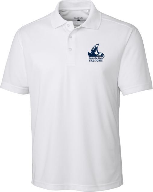 Nashville State C&B Clique Ice Pique Polo Nashville State Falcons Mascot - ONLINE ONLY