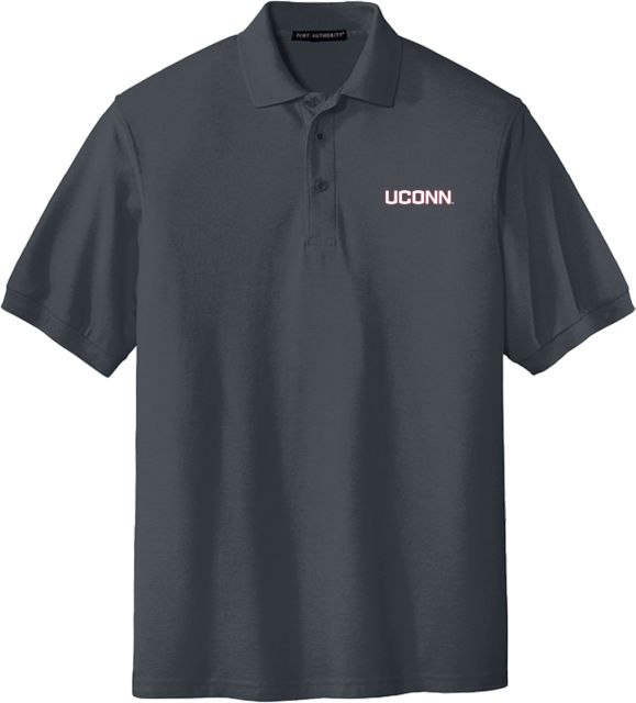 UConn Extended Silk Touch Polo UConn Primary Wordmark - PLUS - ONLINE ONLY