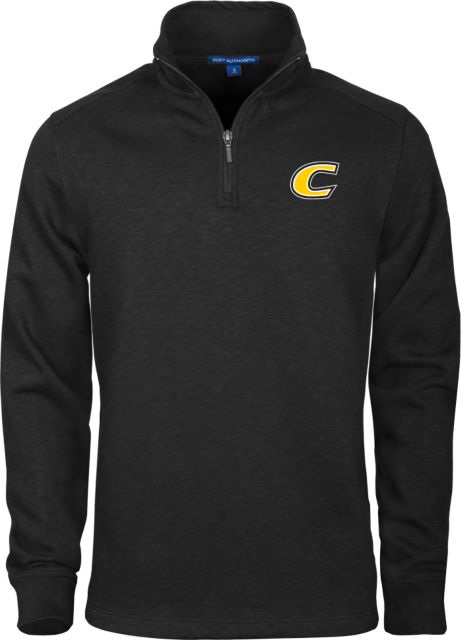 Centre Slub Fleece 1/4 Zip Pullover C Primary Mark - ONLINE ONLY