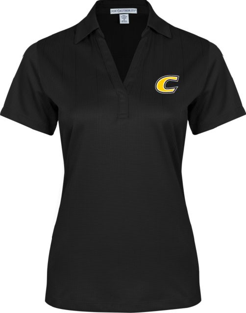 Centre Womens Performance Fine Jacquard Polo C Primary Mark - ONLINE ONLY