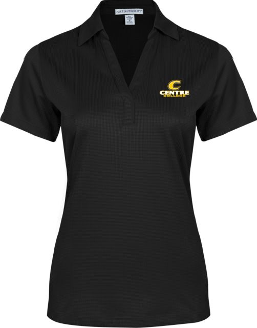 Centre Womens Performance Fine Jacquard Polo C Centre College - ONLINE ONLY
