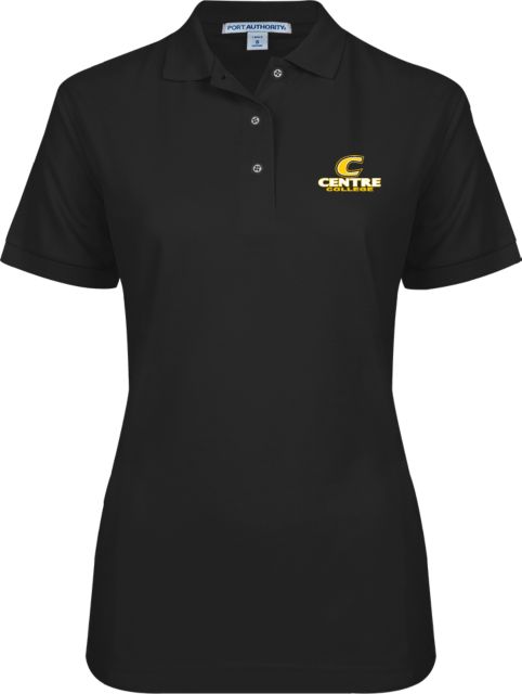 Centre Womens Silk Touch Pique Polo C Centre College - ONLINE ONLY