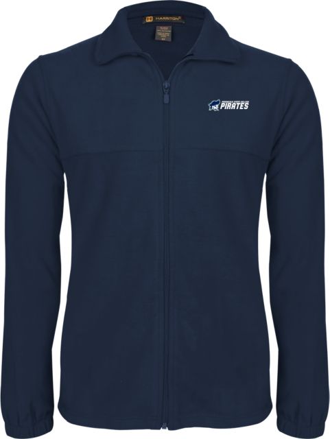 Pensacola State Fleece Full Zip Jacket Pensacola State College Pirates Flat EMB - ONLINE ONLY