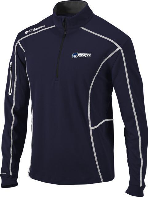 Pensacola State Columbia Omni Wick Shotgun 1/4 Zip Pensacola State College Pirates Flat EMB - ONLINE ONLY