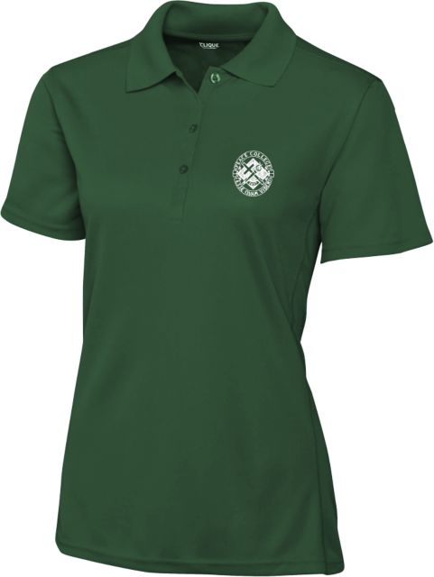 William Peace C&B Womens Clique Ice Pique Polo Peace College Emblem - ONLINE ONLY