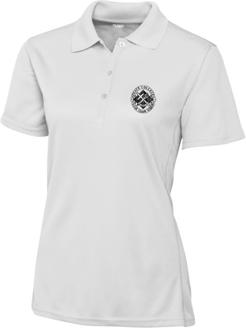 William Peace C&B Womens Clique Ice Pique Polo Peace College Emblem - ONLINE ONLY
