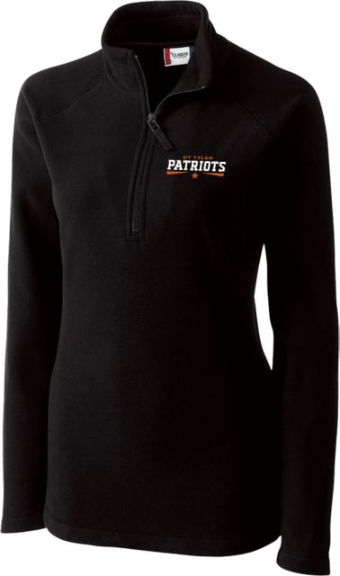 UT Tyler C&B Womens Clique Summit Performance Fleece Half Zip UTT Patriots - ONLINE ONLY