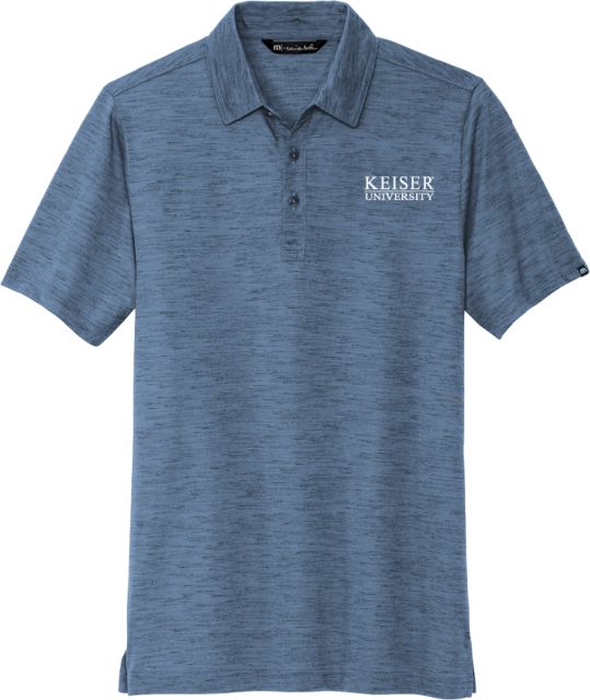 Keiser TravisMathew Riviera Auckland Slub Polo Keiser University Stacked - ONLINE ONLY