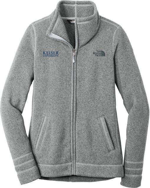 Keiser The North Face Womens Heather Fleece Jacket Keiser University Stacked - ONLINE ONLY