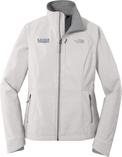 Keiser The North Face Womens Light Heather Apex Barrier Softshell Jacket Keiser University Stacked - ONLINE ONLY