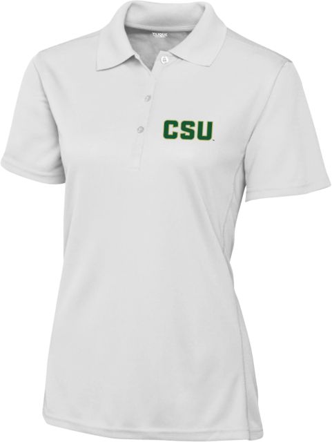 Colorado State Womens Clique Ice Pique Polo Official CSU Wordmark