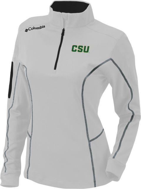 Colorado State Columbia Womens Omni Wick Shotgun 1/4 Zip Official CSU Wordmark