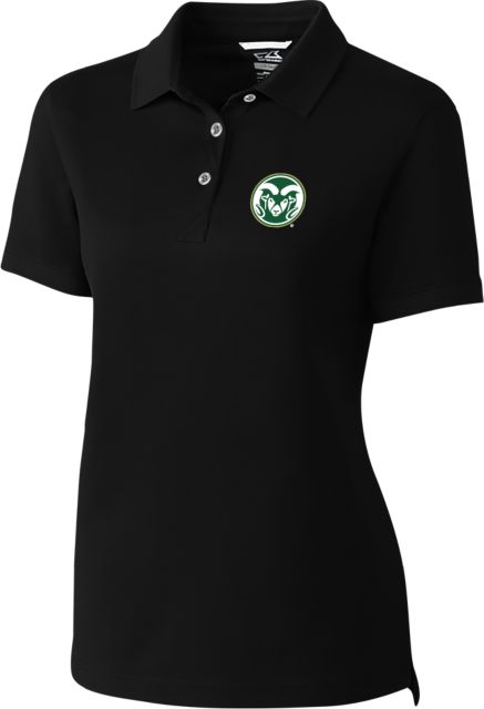 Colorado State Womens C&B Advantage Polo Colorado State Primary Athletics Mark