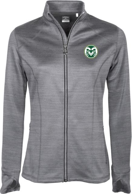 Colorado State Womens Callaway Stretch Performance Jacket Colorado State Primary Athletics Mark