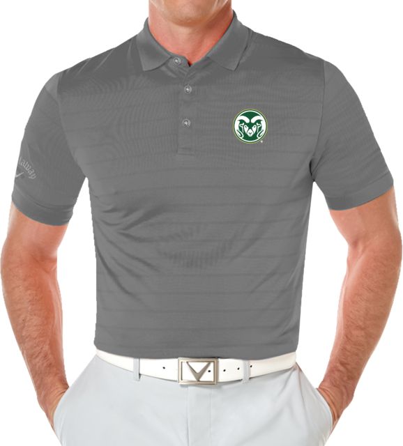 Colorado State Callaway Opti Vent Polo Colorado State Primary Athletics Mark