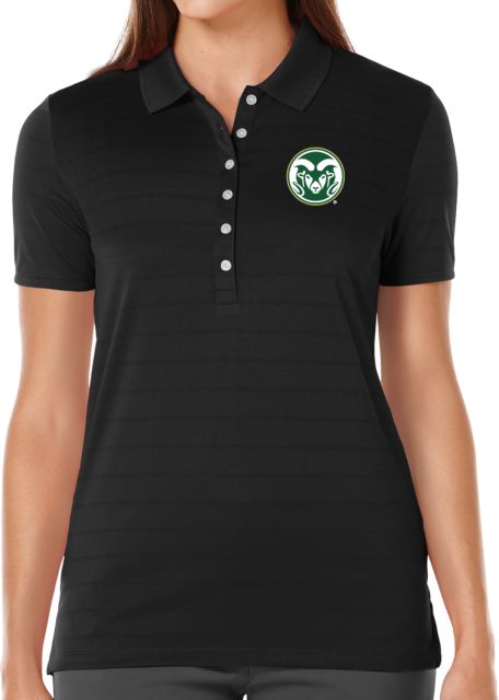 Colorado State Womens Callaway Opti Vent Polo Colorado State Primary Athletics Mark