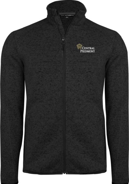 Central Piedmont Heather  Sweater Fleece Jacket Central Piedmont Stacked - ONLINE ONLY