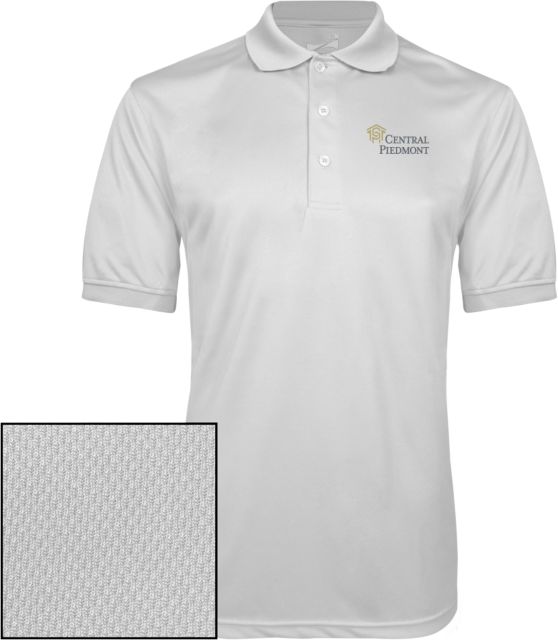 Central Piedmont Dry Mesh Polo Central Piedmont Stacked - ONLINE ONLY