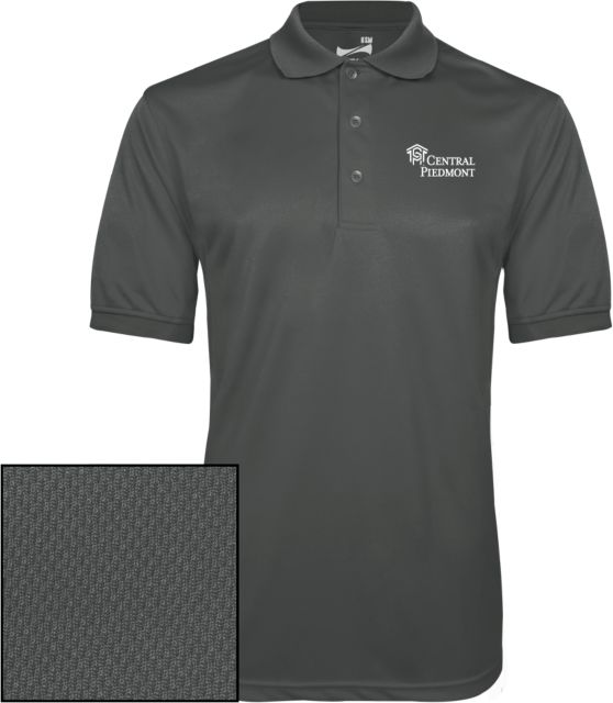 Central Piedmont Dry Mesh Polo Central Piedmont Stacked - ONLINE ONLY