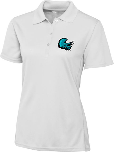 Cuyahoga CC C&B Womens Clique Ice Pique Polo Triceratops Head - ONLINE ONLY