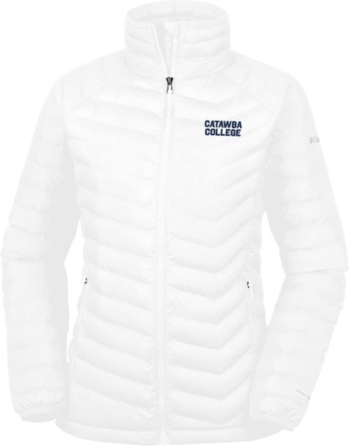 Catawba Columbia Powder Lite Womens Jacket Catawba College Stacked - ONLINE ONLY