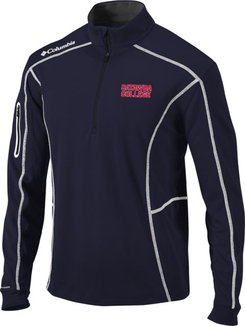 Catawba Columbia Omni Wick Shotgun 1/4 Zip Catawba College Stacked - ONLINE ONLY
