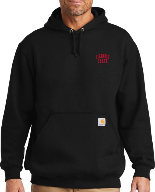 Illinois State University Redbirds Campus Hoodie Sweatshirt Black