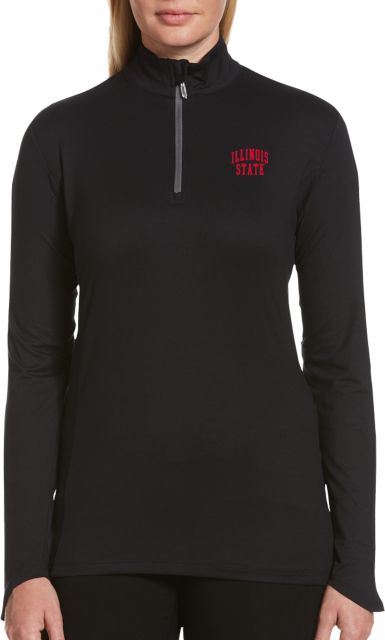 Illinois State Callaway Womens 1/4 Zip Pullover Illinois State Official Athletics Logo - ONLINE ONLY