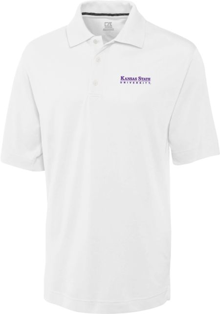 Kansas State C&B Advantage TriBlend Pique Polo Primary Insitutional Wordmark - ONLINE ONLY