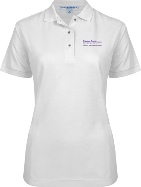 Kansas State Womens Silk Touch Pique Polo K State Salina Aerospace and Tech Campus Vertical - ONLINE ONLY
