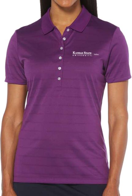 Kansas State Callaway Womens Opti Vent Polo K State Salina - ONLINE ONLY