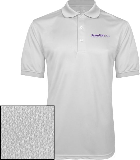 Kansas State Dry Mesh Polo K State Salina - ONLINE ONLY