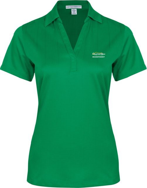 Crafton Hills Womens Performance Fine Jacquard Polo Crafton Hills College Primary - Grandparent - ONLINE ONLY