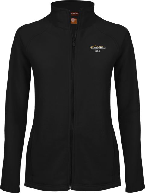 Crafton Hills Womens Fleece Full Zip Jacket Crafton Hills College Primary - Mom - ONLINE ONLY