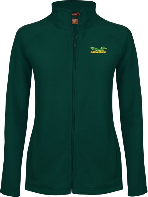 Crafton Hills Womens Fleece Full Zip Jacket Crafton Hills College Roadrunners Mascot - ONLINE ONLY
